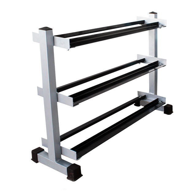 Hex Dumbbell Rack 5-50 Lbs. Rack for Circular Dumbbells, Kettlebells or Sports Accessories