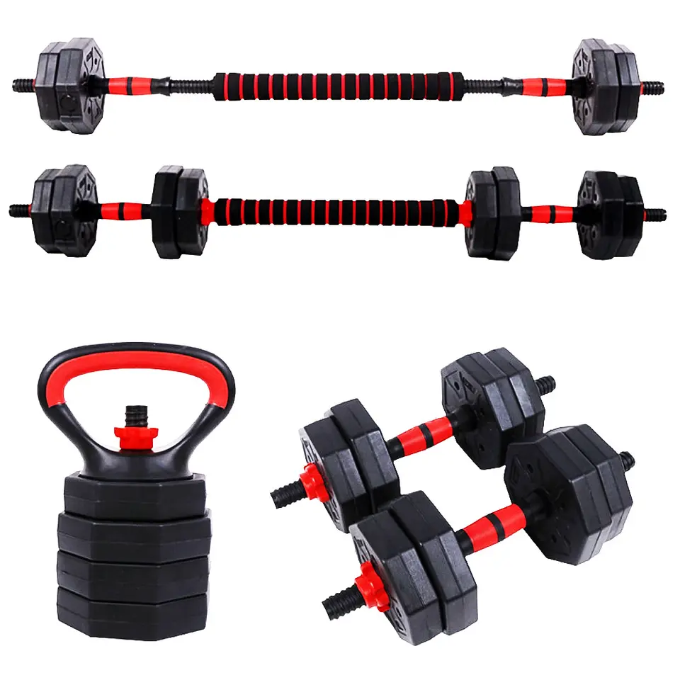 Topko Gym Exercise Colorful PVC Dumbbells for Man Women Gym Equipment 1kg, 2kg, 3kg, 4kg, 5kg Dumbbell Weights
