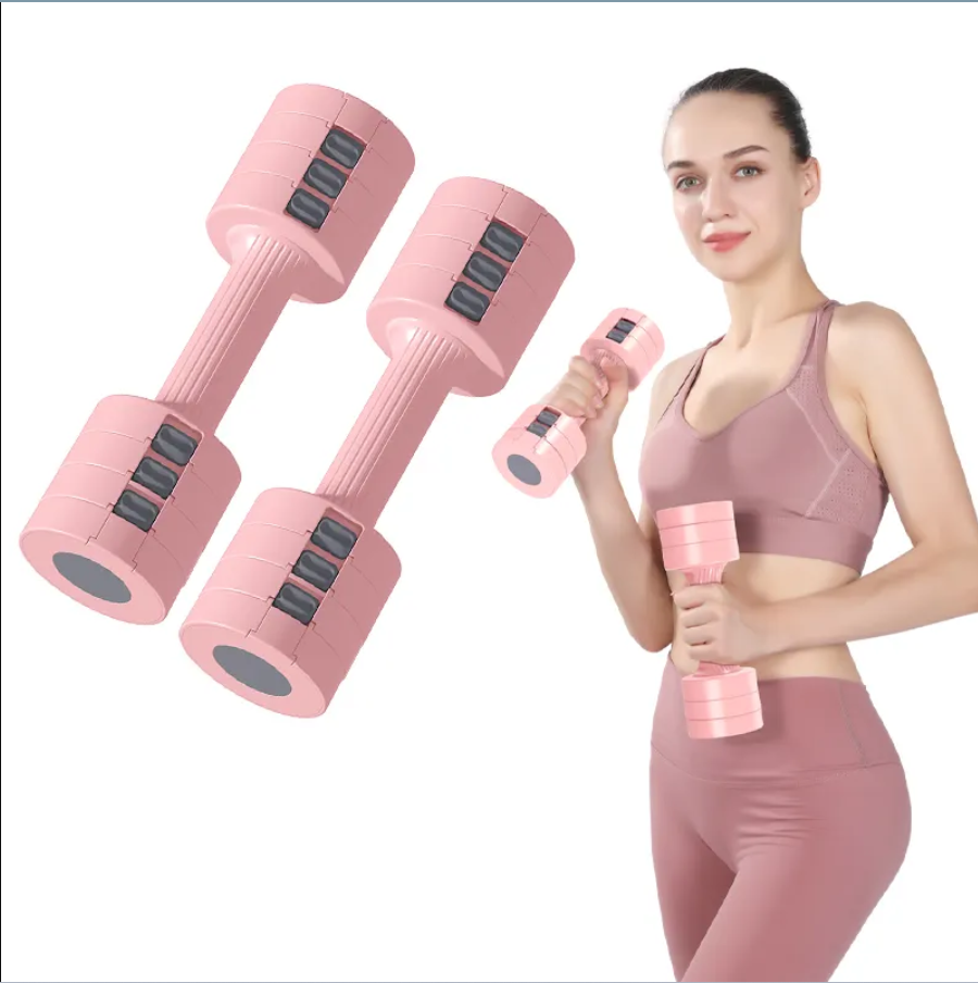 Adjustable Dumbbells Set 1 Pair 4 6 8 11lb (2-5lb Each) Free Weights Weight Set of 2 for Women Fast Adjust Dumbbell