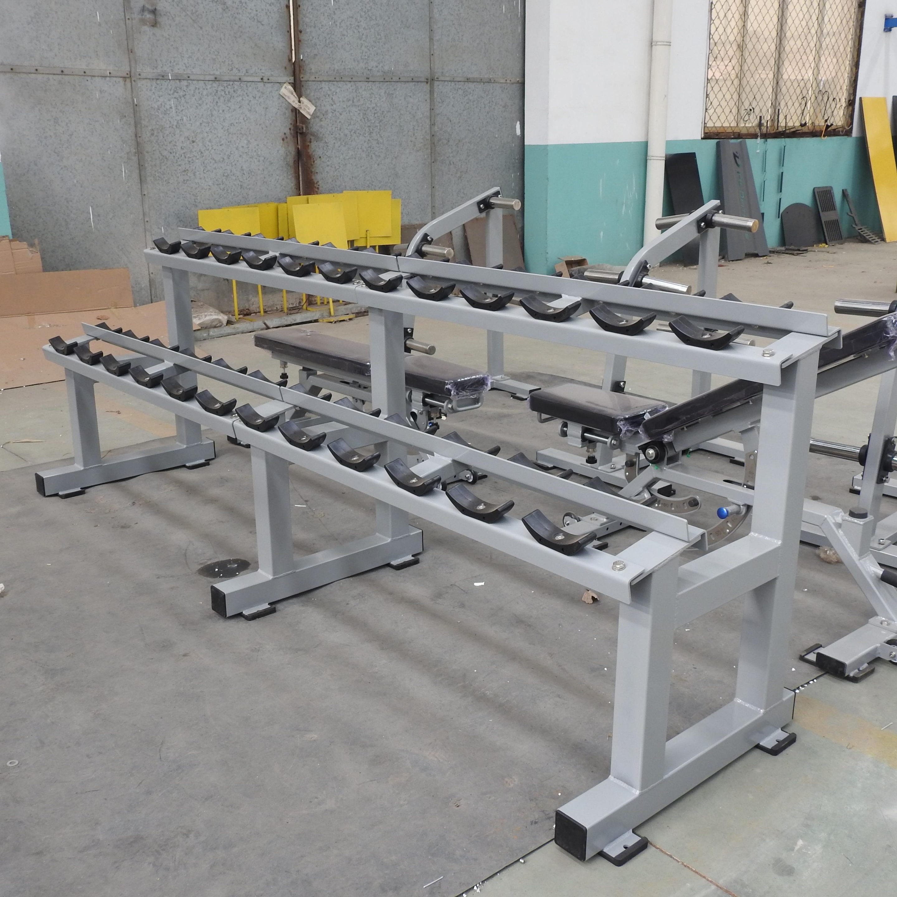 Longglory Factory Price Home Gym Multifunctional Bench Rack Accessories Weight Plate Storage for Dumbbell