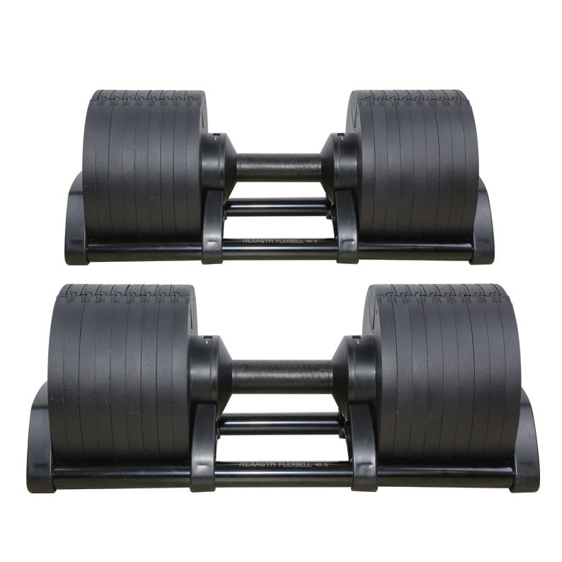 Fitness Equipment Multiple Colour 20kg 32kg 40kg Weight Adjustable Dumbbells Set