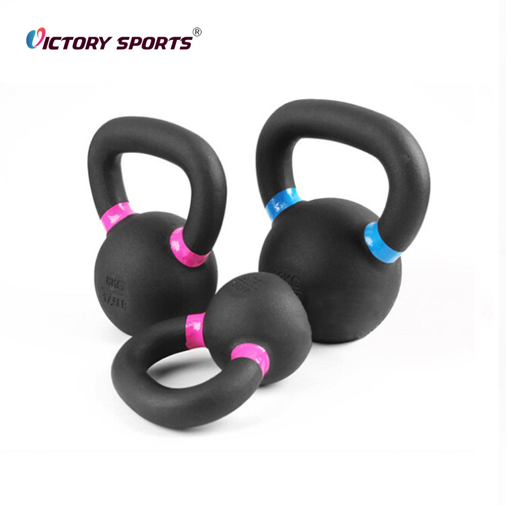 2kg-40kg Cast Iron Multicolor Strength Training Neoprene Coated Kettlebell for Sale