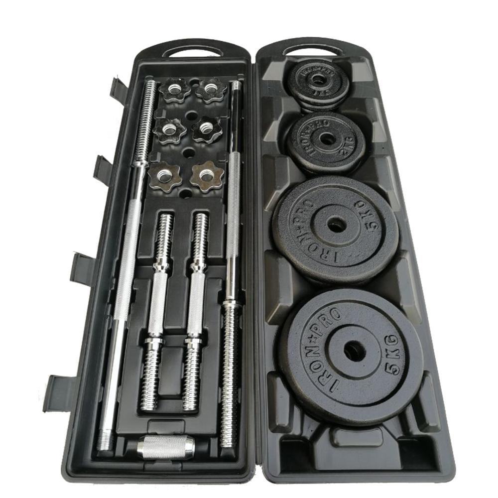 Spain In Stock Hot Sale Fast Delivery 2.5 to 24 Kg Adjustable Weights Dumbbells Set Steel Arm Workout Fitness Gym