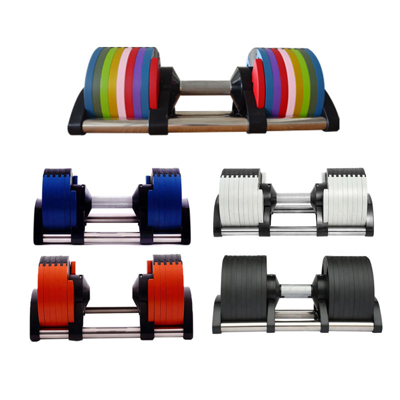 Factory Price High Quality TPR Women Body Building Portable Adjustable Dumbbells