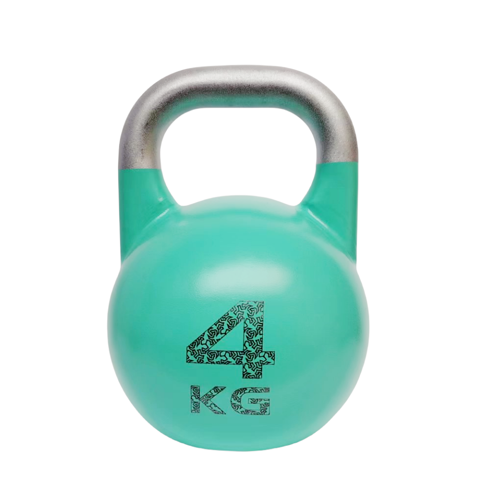 4KGFitness Weight Lifting Kettlebells Adjustable Cheap Cast Iron Kettle Bells 12-32kg Color Coated Steel Competition Kettlebell