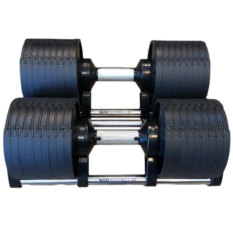 New Fast Shipping Wholesale Free Weight Round Workout 4kg Increments 20kg 32kg 40kg Weights Gym Adjustable Dumbbells Set