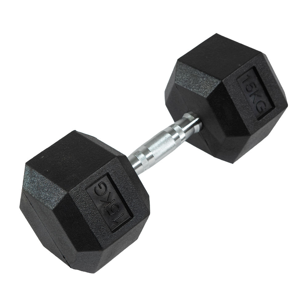 Equipment Rubber Hex Dumbbell Set Fitness Gym and Sports Dumbbells Weights Set 2.5-50 kg Hex Rubber Dumbbells
