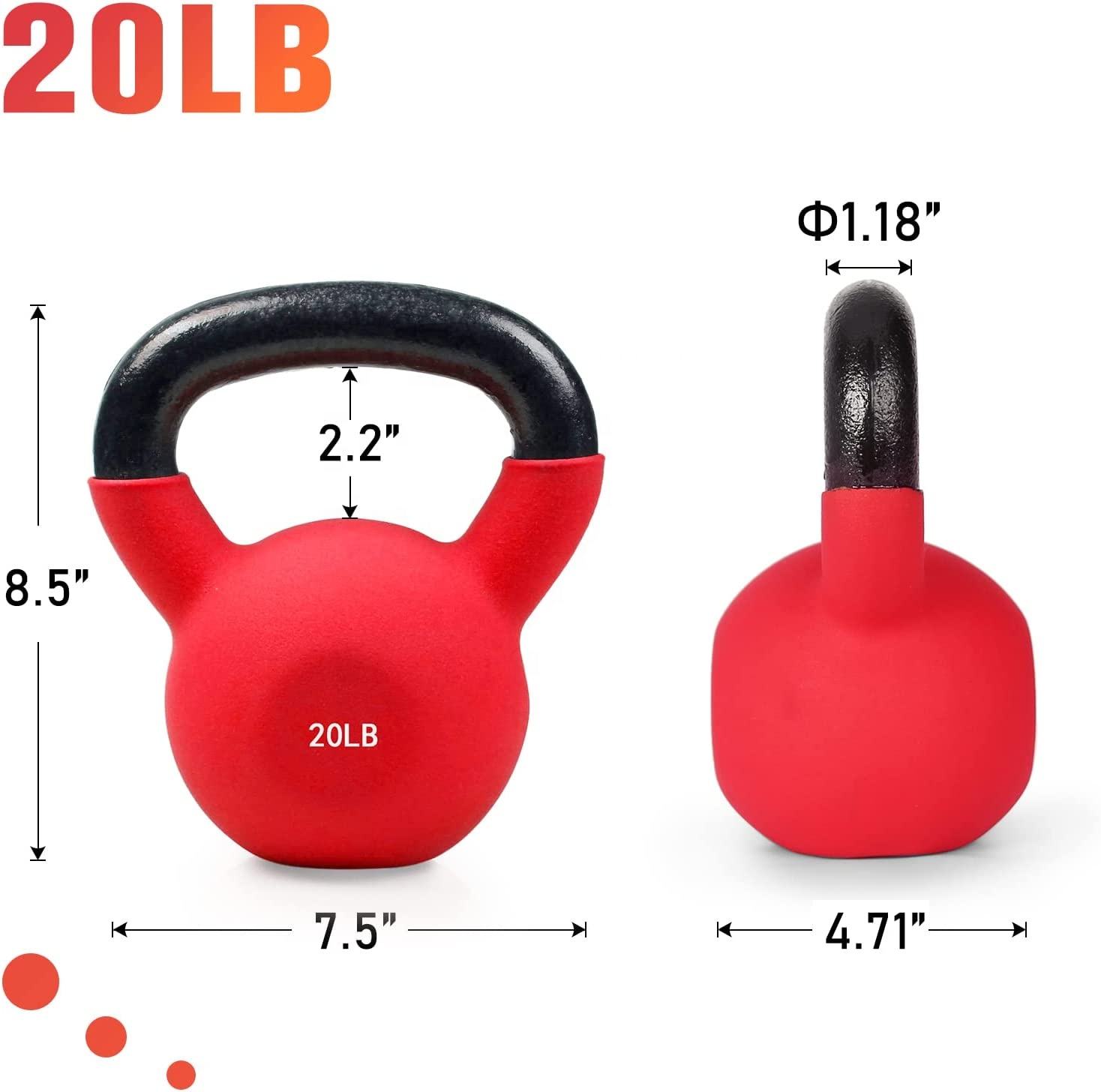 New Design Soft Kettlebell Weight 2KG/4KG/6KG/8KG/10KG PVC and Steel Grit Soft Kettlebell for Bodybuilding Exercise