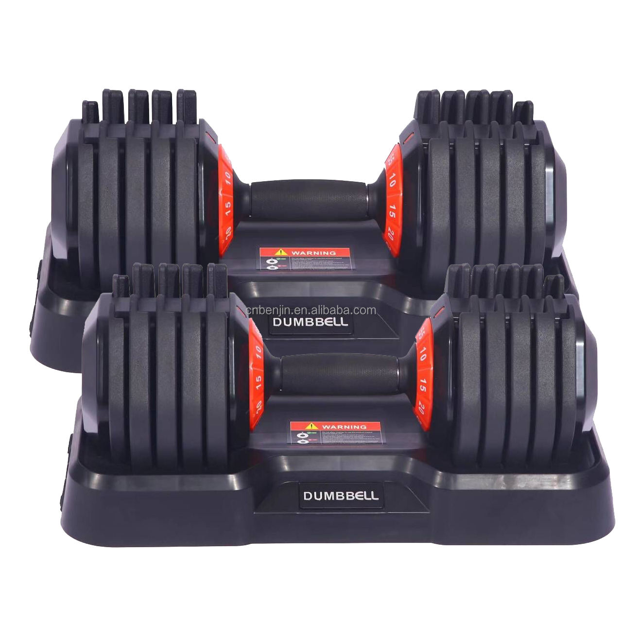 55lb Adjustable Dumbbell 10 in 1 Single Dumbbell for Men and Women Multiweight Options Pair 25kg Dumbbells Set