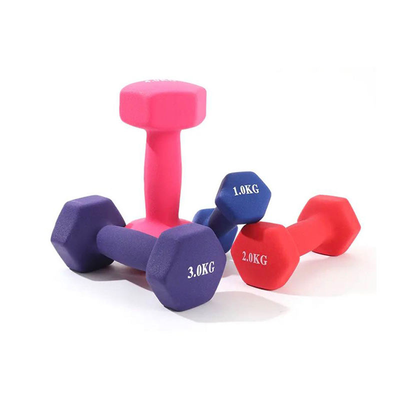 Professional Fitness Equipment Accessories 2.5kg-50kg Buy Best Hex Rubber Dumbbells Set