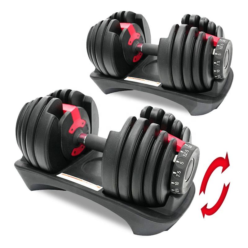Gym Fitness Equipment Adjustable Weights Dumbbells Barbell 40kg Set for Home