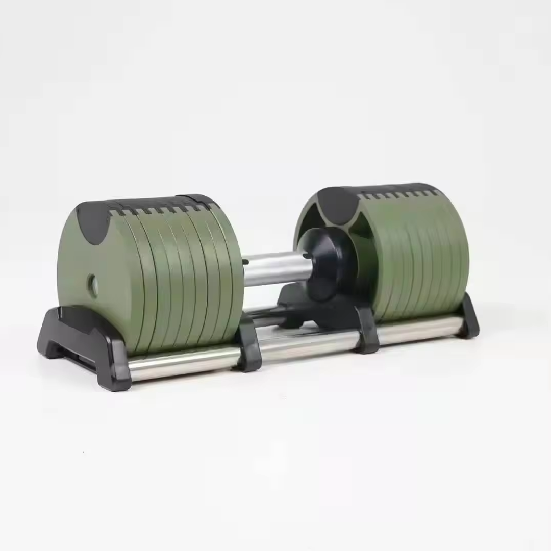 Round Head Fixed Dumbbells 1-50kg Fitness Weight Lifting Chromed Stainless Steel Dumbbell Set Dumble