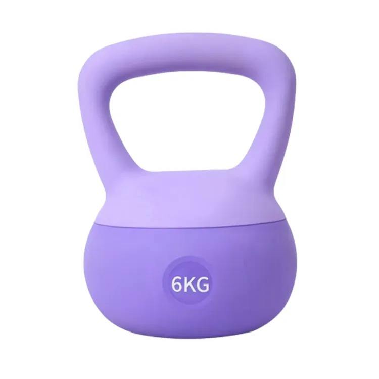 Fitness Equipment Gym and Home Used Women and Men Universal Pvc Material and Iron Sand Filled Soft Kettlebell