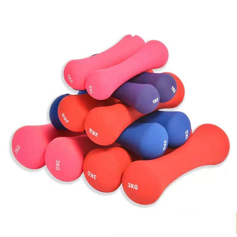 Snbo Reapbarbell Black Free Weight Pairs Sets Rubber Coating Steel Fitness Cast Iron Hexagon Hex Dumbbell