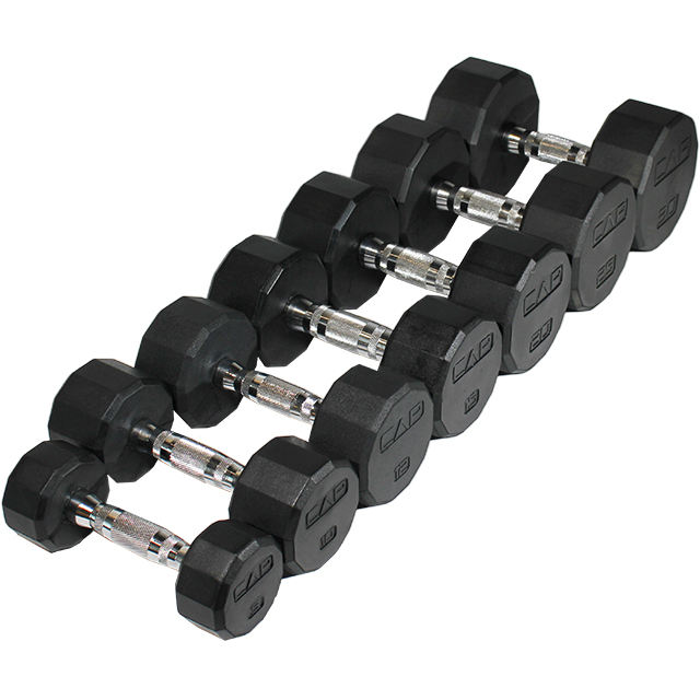 2 3 5 10 20 30 50 80 100 200 lb Full Weights Set Metal Steel Rubber Hexagon Dumbbells