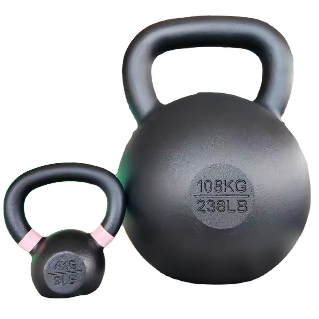 China Competition Kettlebell 100 kg 80 kg 50 kg 60 kg 48 kg 32 kg 16 kg Cast Iron Powder Coated Kettle Bells for Gym