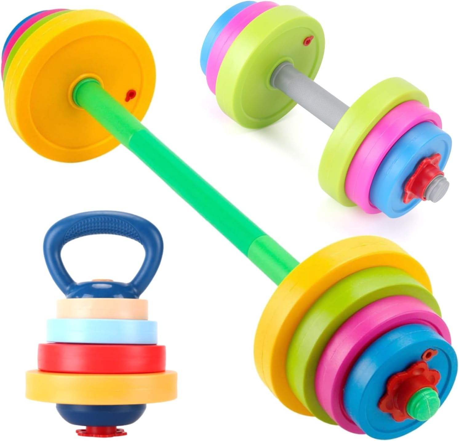 Adjustable Dumbbell 25 / 55lb Set of 2 or Single Weight Training Fitness Exercise 5 in 1 for Home Gym Beginners Woman