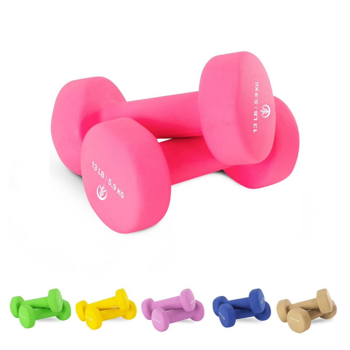 ZJFIT Hot Sale Home Gym Strength Training 1kg-10kg Hex Neoprene Coated Dumbbells Set with Rack Fitness Accessories
