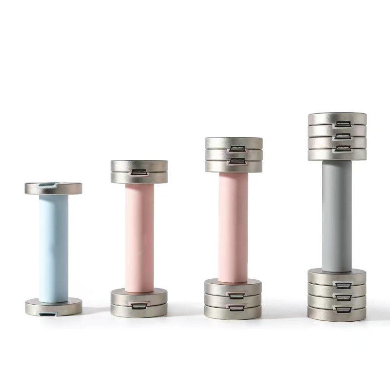 Home Use Fitness Equipment Training Adjustable 2 Tier 10 Pairs Hexagonal Dumbbell Set with Rack