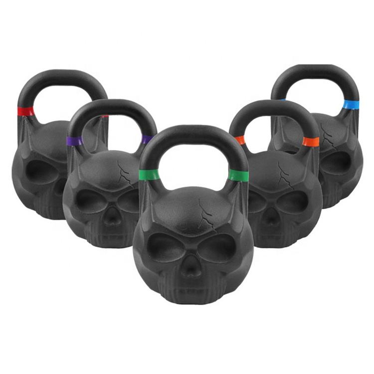 2022 New Heavy Weight Cast Iron Premium Skulls Competition Kettlebell for Cardio Gym Fitness Strength Training