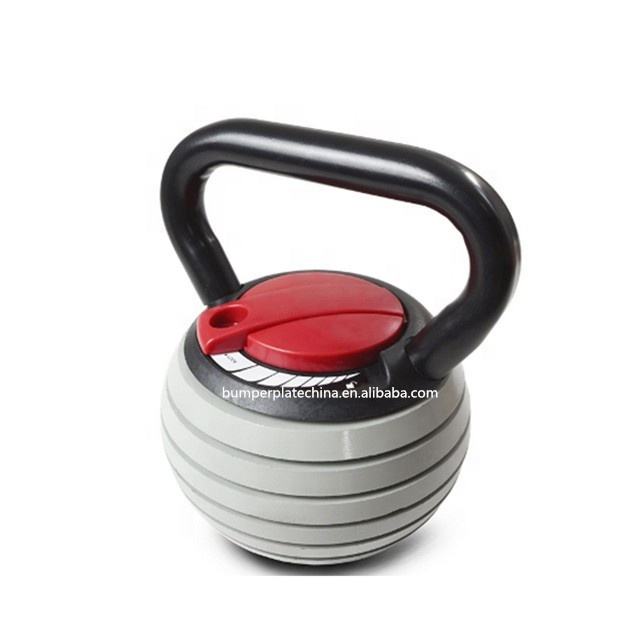 Wholesale Price Custom Cast Iron Kettlebell Gym Fitness Weightlifting20/40lb Non-slip Adjustable Kettlebell