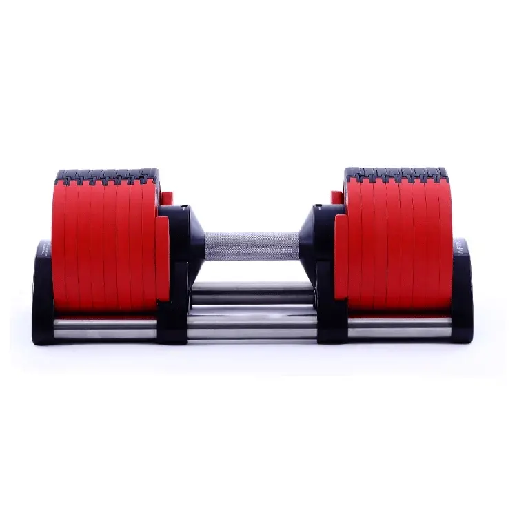 New Fast Shipping Wholesale Free Weight Round Workout 4kg Increments 20kg 32kg 40kg Weights Gym Adjustable Dumbbells Set