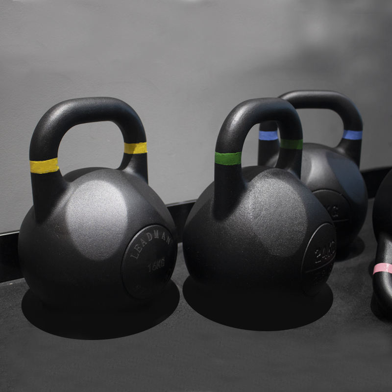 Wholesale Kettle Bell Adjustable Cast Iron KG LBS Fitness Competition Kettlebell Set
