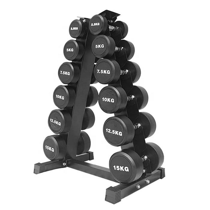 Dumbell Set With Rack Dumbbell Rack Wholesale Commercial Training Steel Gym Dumbbell Set With Rack