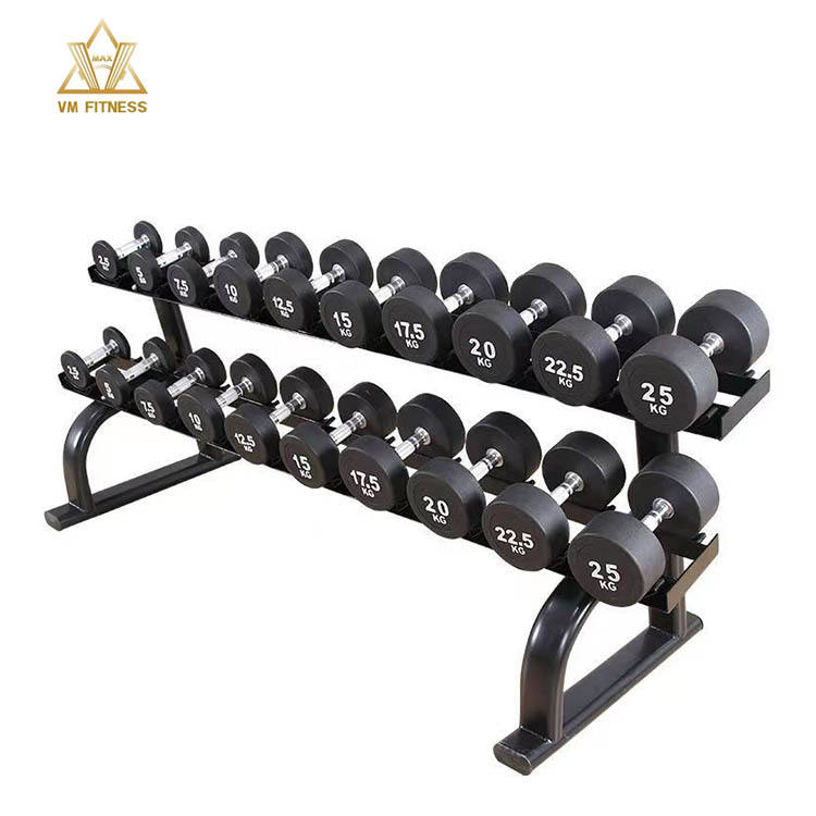 High Quality 55kg Chrome Cast Iron Adjustable Dumbbell Set with Boxes Wholesale Chrome Barbell Dumbbell Set
