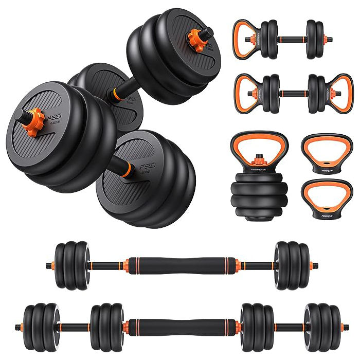 Second Hand Rack Dumbbell Set Weights 10kg 3.5kg 40kg Golds Gym Adjustable Dumbbell