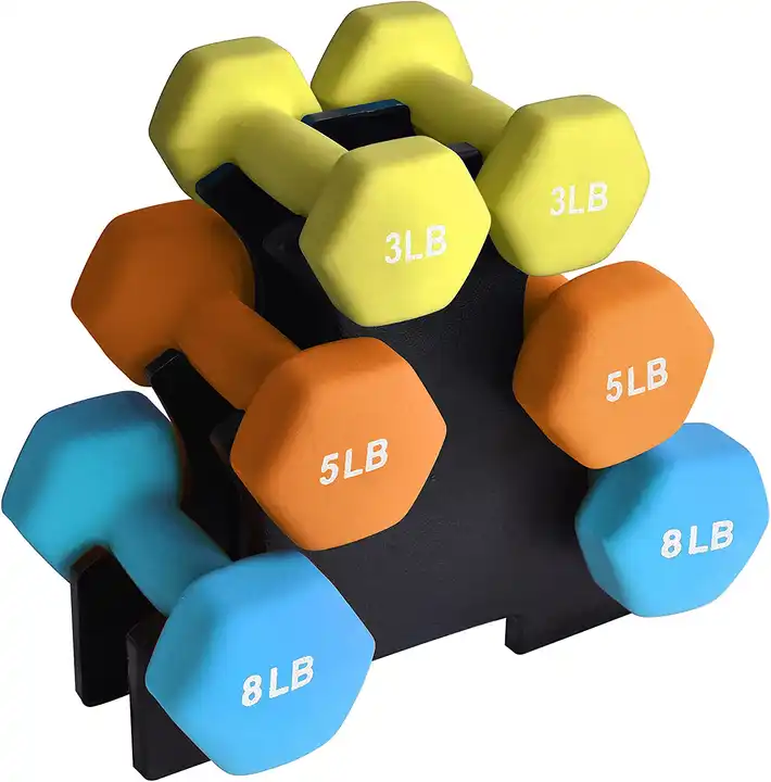 Hot Selling Home Weight Lifting Equipment Dumbbell Set Cheap Gym Home Body Fitness Pu Rubber Coated Dumbbell Stand