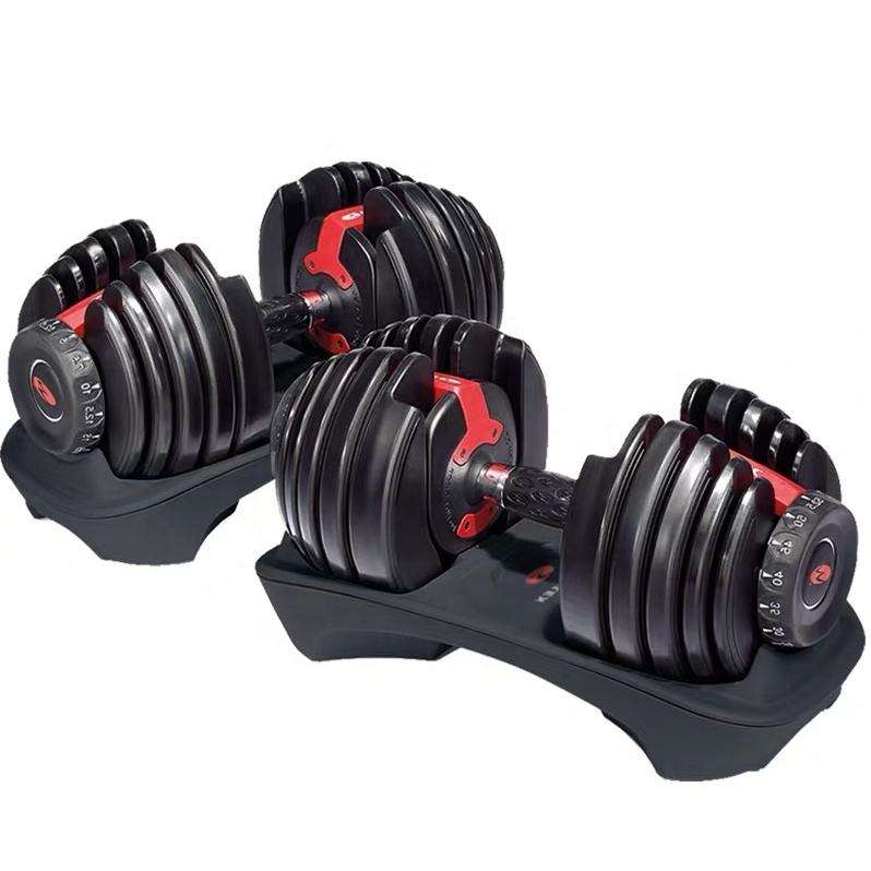 Wholesale Cheap Black Rubber Coated Hex Rubber Dumbbells Set Weights Custom LBS KGS 10kg 15kg 20kg 30kg 40kg 50kg Dumbbell
