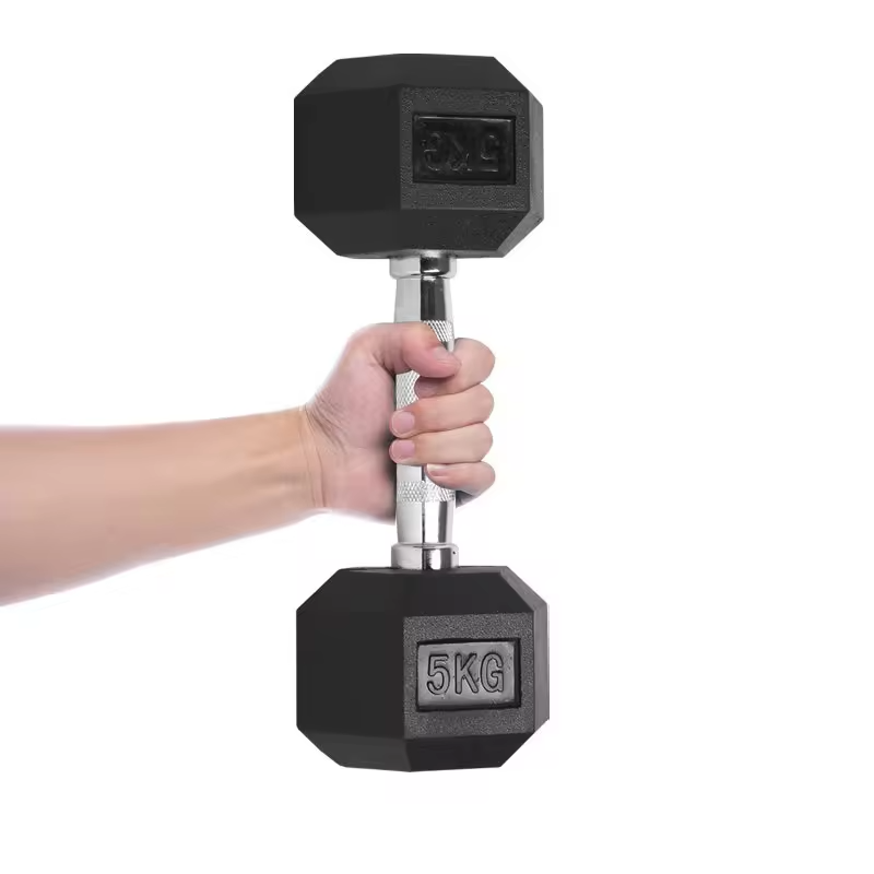 Hot Sale Customizable Commercial Gym Used Round 2.5-30KG Dumbbells Gym Dumbbell