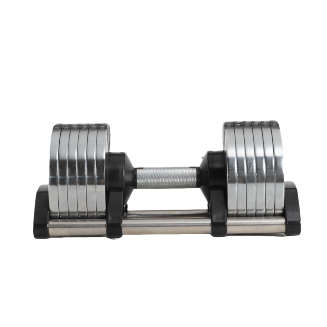 Factory Direct Sales Electroplated Dumbbells Adjustable Gym Fitness Equipment Sets of 16kg 24kg 32kg Adjustable Dumbbells