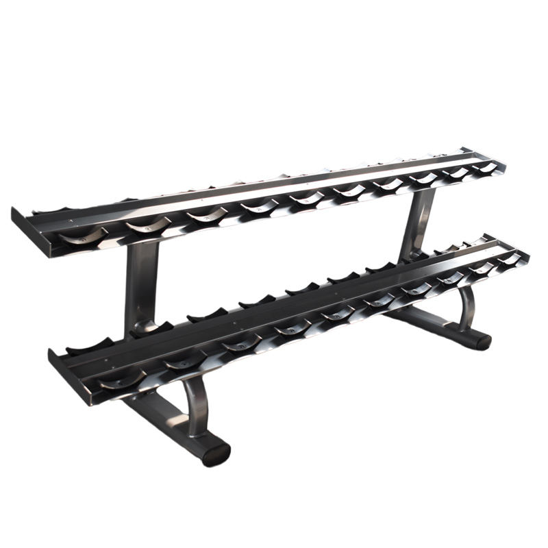 GYM Triple Fixed Dumbbell Racks Fitness Equipment Multi-Purpose Stand Home Dumbbell Rack Set