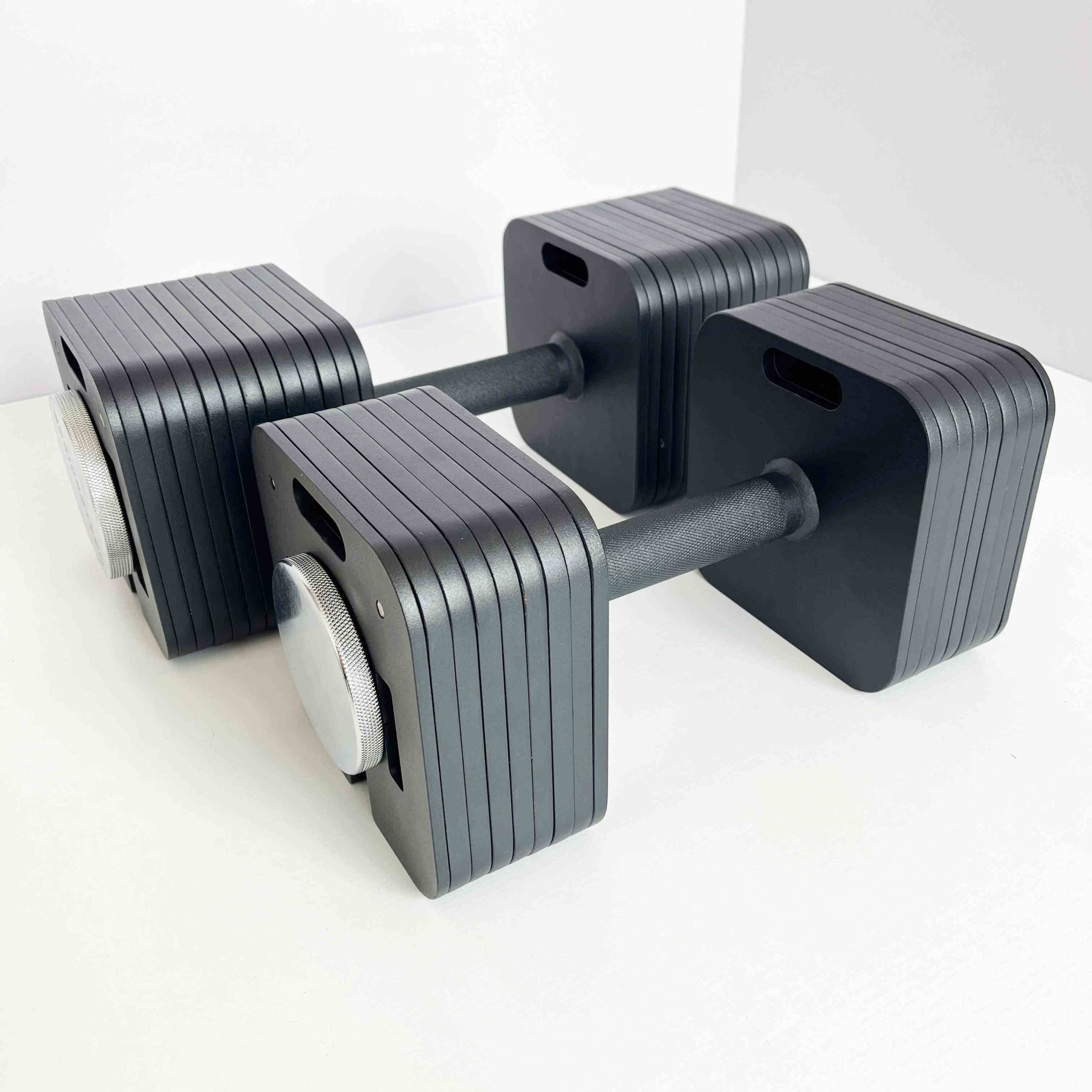 FreeWeights Gym Equipment Case Fitness Dumbbells Set Including Bumper Plate Barbell and Dumbbell Weight Plates
