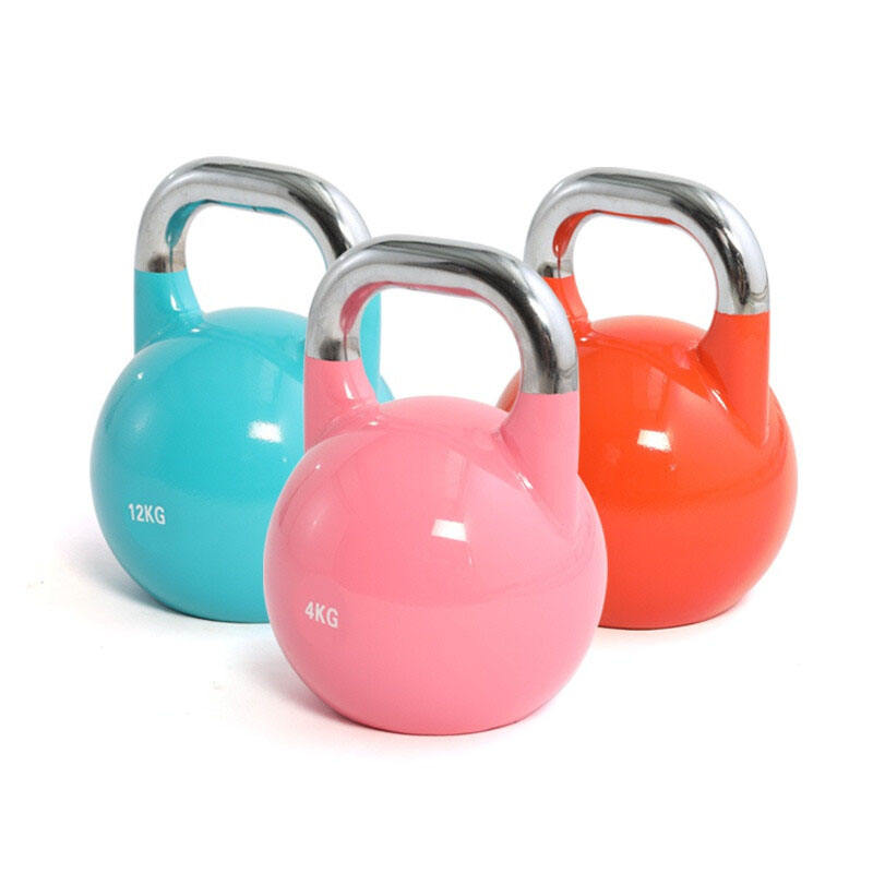 Customized Colored Steel 20kg Kettlebell Hot Sports Equipment Competition Free Weights Adjustable 12 kg to 32 kg Kettlebell
