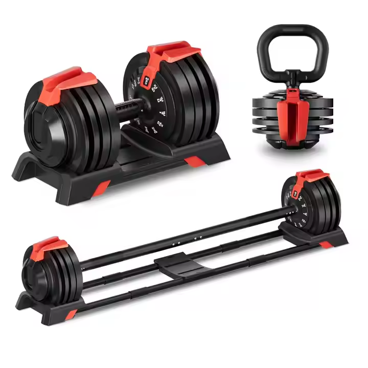 X 3-in-One Adjustable 24Kg 52.5Lbs Feature Adjustable Weight