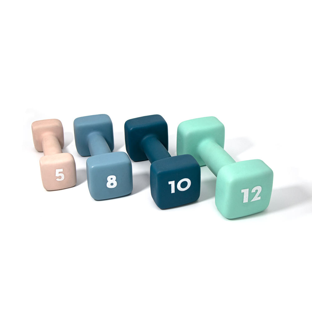 Adjustable 23.2kg Free Weight Gym Equipment Custom Logo Cast Iron Dumbbell with Quick Set Neoprene Rubber Home Fitness Trainer