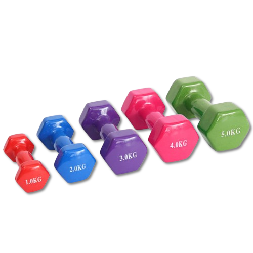 COSMO Home Fitness Custom Logo 6kg 7kg 8kg Cast Iron Dumbbell Set