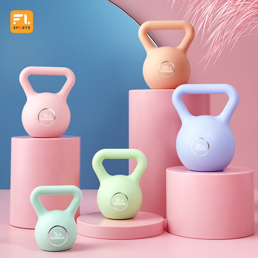 ZJFIT 2025 New Arrival Hot Sale New Design Adjustable Cast Iron Kettlebell 16KG Set Fitness Sports Weighted Plates for Gym