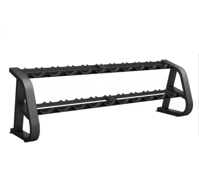 Dumbbell Storage Universal Storage System 2 Tier Dumbbell Rack Saddle Dumbbell Rack