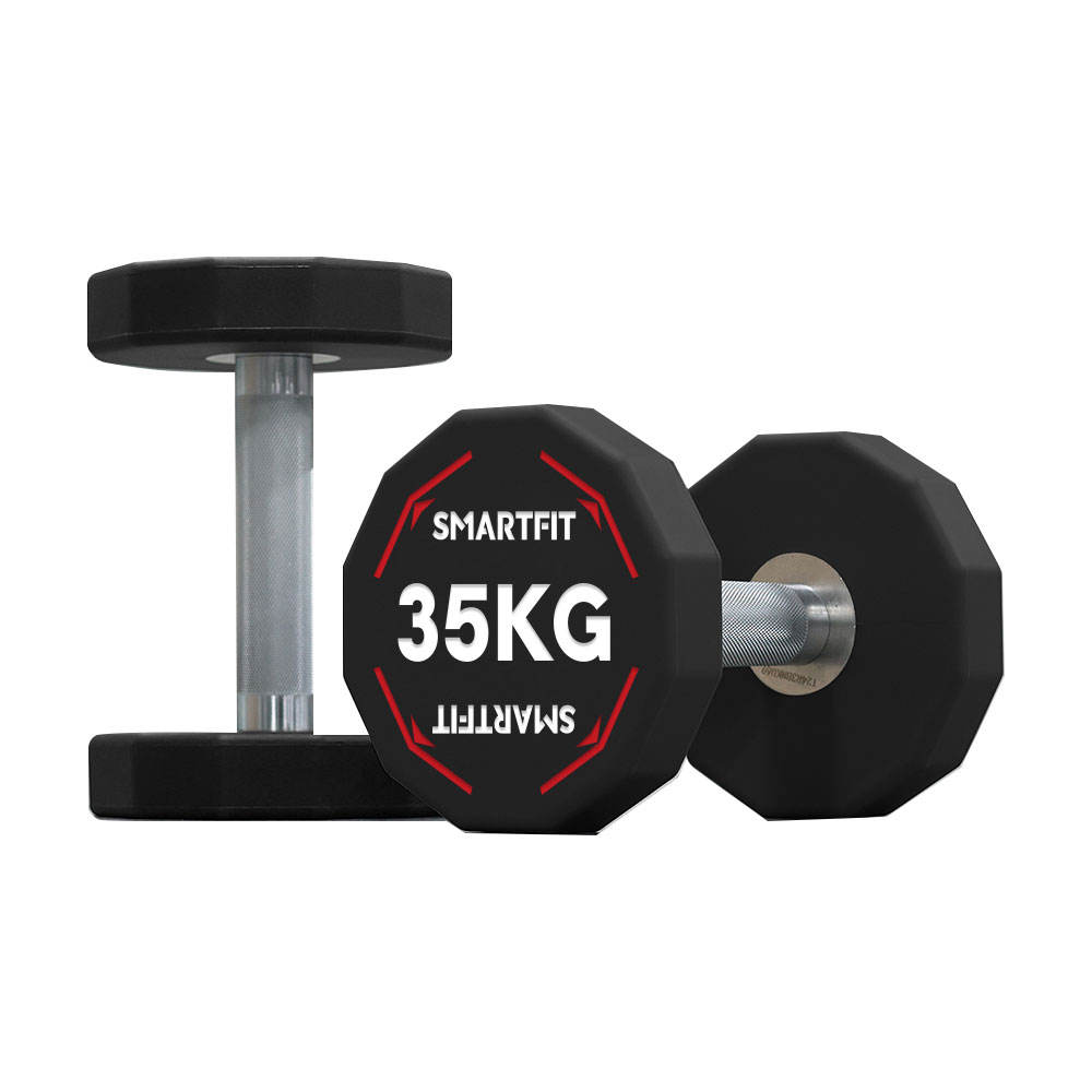 COREDELUXE 12-SIDED HEAD URETHANE DUMBBELLS SET