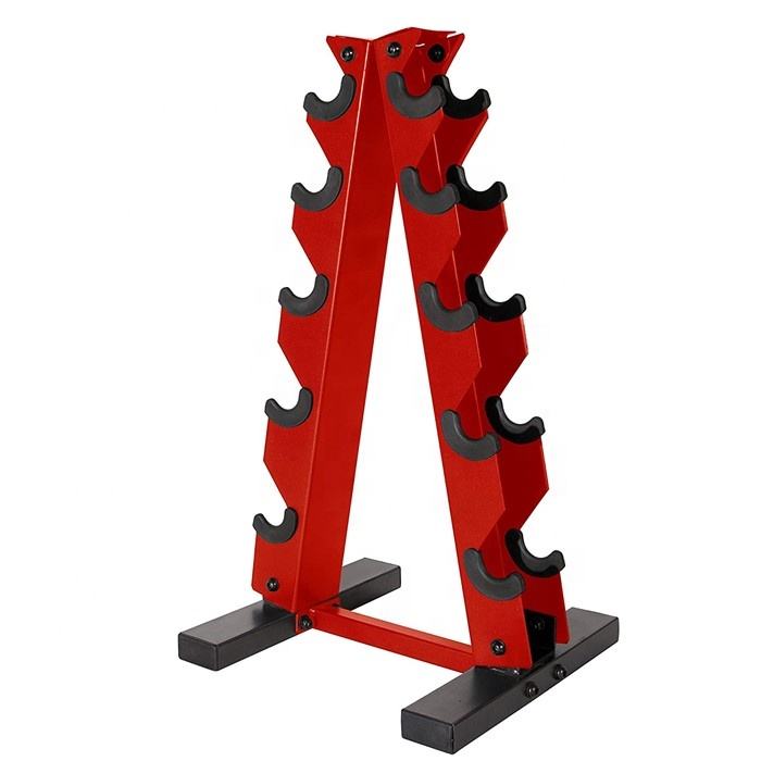 Fitness Accessories Weightlifting Barbell Set Vertical Stand Dumbbell Rack 6 Pair 7 Pair