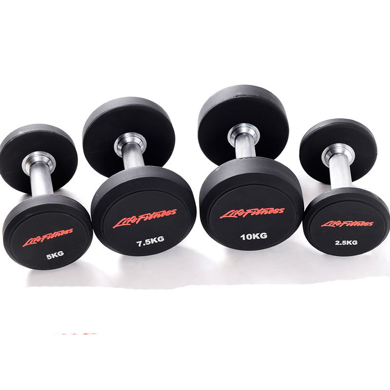 Wholesale Price Body Building Free Weight Round Gym Dumbbell Set From 2.5 to 50kg
