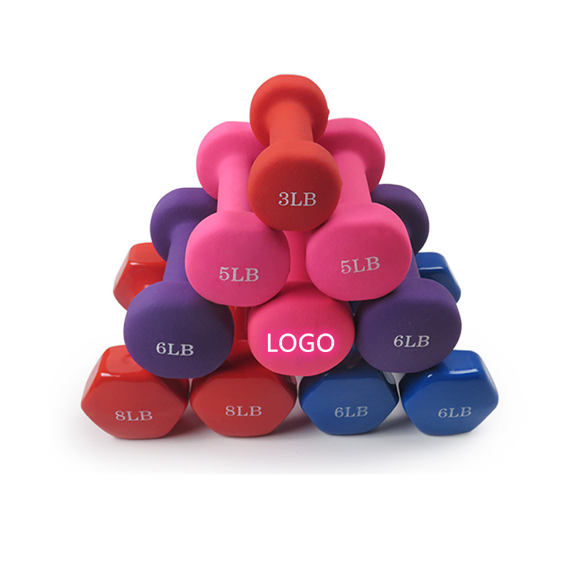Factory Wholesale Price Hex Dumbbell China Manufacturer Custom Free Weight Pairs Sets Rubber Hexagon Cast Iron Hex Dumbbell