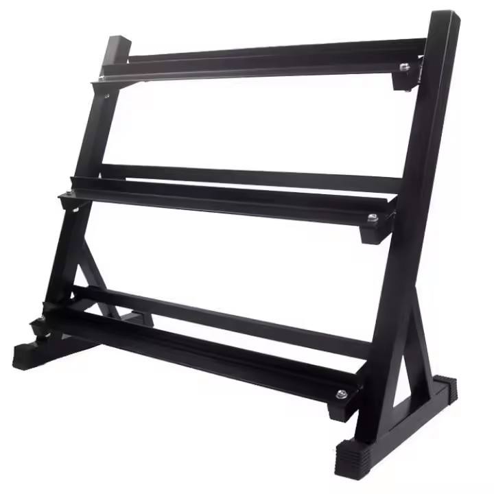 New 3-Tier Dumbbell Rack Commercial Gym Dumbbell Rack Best Quality Strength Training Machine Dumbbell Rack