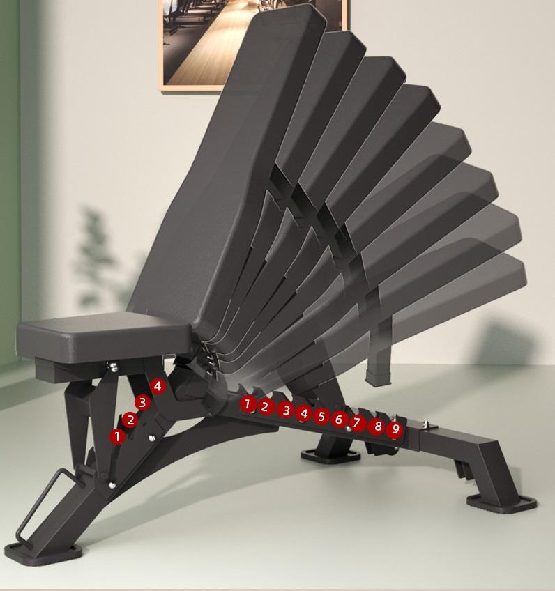 Wholesale Portable Sit up Chest Multipurpose Gym Adjustable Foldable Incline Weight Lifting Dumbbell Bench Press Equipment
