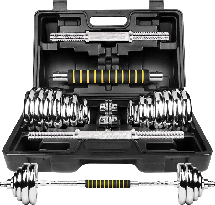 15 20 30KG Work Out Fitness Sport Dumbbell Set With Colorful Bar