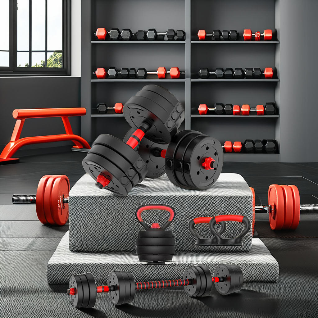 40kg Single Weight Control Adjustable Dumbbells Set 2.5kg Increments for Home GYM